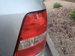 Funny red penis brake light decal gag gift sticker boner