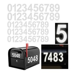 3Pcs Nanofilm License Plate Number Sticker Reflective Invisible Digital Sticker