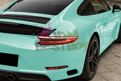 PET Super Gloss Sagano Green Vehicle Vinyl Wrap Decal Sheet Film Like Paint