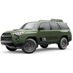 Triple hockey stripes graphics stickers decal compatible with Toyota 4Runner