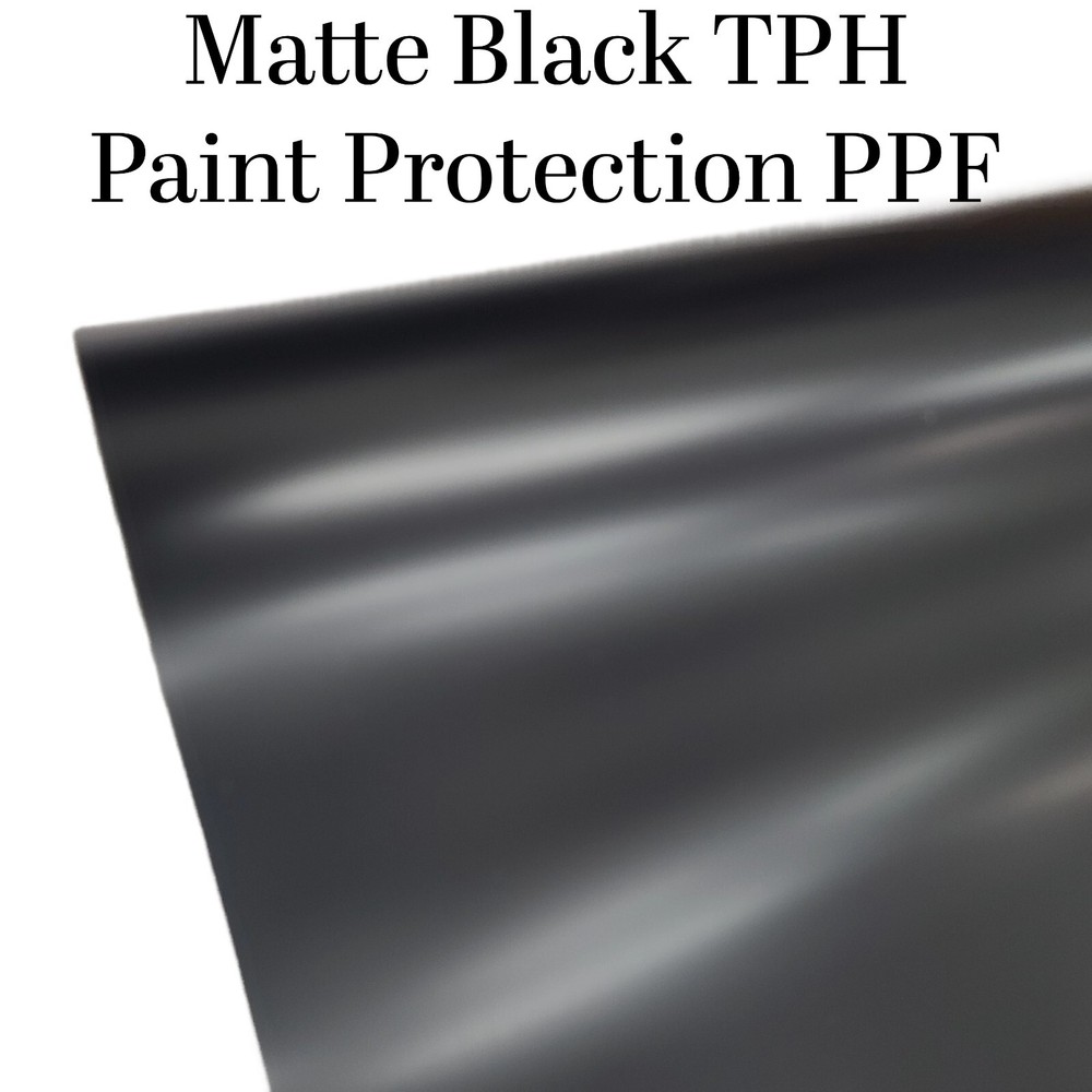 Matte Flat Black Car Auto Paint Protection Film TPH Self Healing Bra Shield PPF