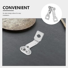 2 Pcs Stainless Steel Fencing Foil Hanger Wall Mount For Storage
