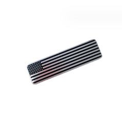 2Pcs Car Truck 3D Metal USA Flag Sticker American Decal Body Emblem Accessories