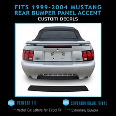 For 1999-2004 Ford Mustang Rear Bumper Panel Accent Precut Decal – Flat Matte