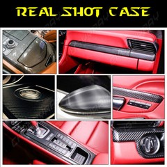 Car Glossy Carbon Fiber Vinyl Film Auto Interior Wrap Stickers 7D -Accessories