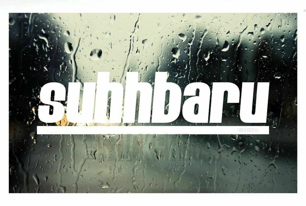 Suhhbaru VINYL CAR WINDOW DECAL STICKER