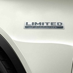 3D Limited Edition Logo Car Chrome Emblem Badge Metal Decal Sticker Accessories