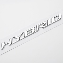 Metal 3D HYBRID Emblem Car Body Fender Side Door Rear Trunk Badge Decal Sticker