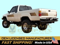 1984 1985 (fits 1983-1988) Toyota Truck 4X4 SR5 & 4Runner Vertical Strobe Stripe