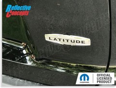 LATITUDE Emblem Overlay Decal Sticker – 2014-2021 Cherokee Latitude