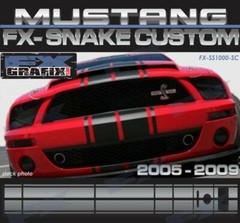 2005 – 2009 Ford Mustang 21″ Snake Custom Super Style Stripes Dealer Quality