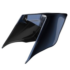Advanblack Midnight Blue Stretched Extended Side Cover Fits Harley Touring 2014+