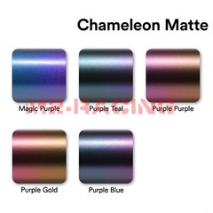 【Chameleon】 Purple Teal Matte Color Change Sticker Decal Car Vinyl Wrap Sheet
