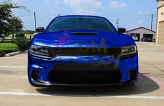 Supercast Easy Stretch Chrome Royal Blue Vinyl Wrap Bubble Free Sticker Decal