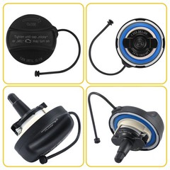 1/2Set Fuel Gas Tank Filler Cap Cover For BMW E92 E90 E60 E46 X1 X5 X6 Z4 & Mini