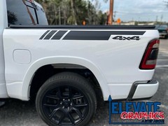 2009-2025 For Ram 1500 Decals Side Rumble Stripes 3m Vinyl Stickers Graphics