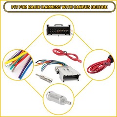 Car Wire Harness Radio Stereo Install Cable Adapter Set for Buick Chevy Hummer K