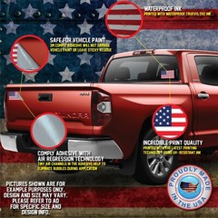 Thin Green Line American Flag Decal Sticker I support Military Car Truck Marines