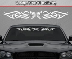 165-01 BUTTERFLY Decal Sticker Windshield Window Vinyl Graphic Banner Butterfly