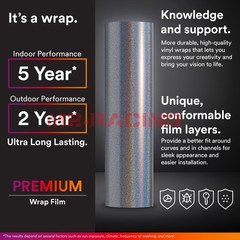 Laser Flip Gloss Gray Metallic Glossy Rainbow Holographic Vinyl Wrap Sticker