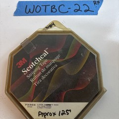 3M Scotchcal 724054 Red Striping Automotive Tape 1/2″ X 125’ (Aprox)