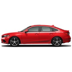Upper door line stripes graphics stickers decal compatible with Honda Civic