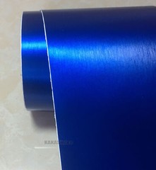 3D Brushed – Steel Texture Metal Satin Chrome Entire Car Vinyl Wrap Sticker AFUS