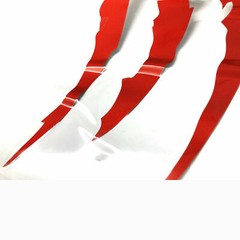 2Pcs Universal Fit Red Monster Claws Scratch Decal Sticker for Ford Chevy Dodge