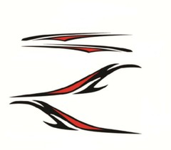 Stickers Stripes Sports Graphics Vinyl Decals Body Two Side Decor For Car Truck