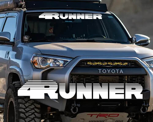 4Runner Windshield Vinyl Decal Sticker Fits Toyota TRD 4×4 Off Road 4 Runner 40″