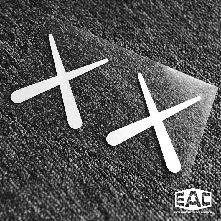 KAWS Figure Box Logo Laptop Car Window White Decal Vinyl Sticker 6×3 Inches