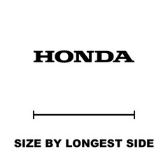 Honda Logo Vinyl Decal | Premium Waterproof Car Window Truck Boat Jetski Sticker