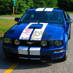 3M 2080 Gloss Racing Stripes Vinyl Wrap Rally Decal Sticker Hood Roof 10FT/20FT