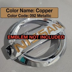 Front Emblem Vinyl inlays FOR 2009-2014, Nissan Maxima. Emblem NOT included.