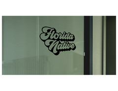 Florida Native Decal Sticker Vinyl Graphics – 6.5 x 4.2 inch