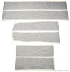 EZ Rally Racing Stripes 3M Vinyl Stripe Graphic Decals for Chevy Corvette