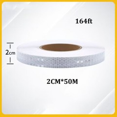 Reflective Safety Conspicuity Warning Tape DIY Sticker Decal 2cm Roll