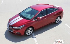 DRIFT RALLY Chevy Cruze Racing Stripes 2016-2019 Hood Vinyl Graphics Decals Kit