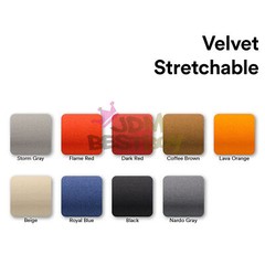 Velvet Stretchable Royal Blue Suede Textured Car Vinyl Wrap Sticker Decal Sheet