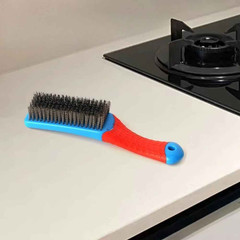 Stainless Steel Wire Brush with Ergonomic Handle for Rust & Weld Slag Removal
