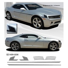 “Shift” Chevrolet Camaro 2009 to 2013 Vinyl Graphic Kit – Metallic Silver