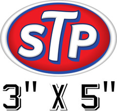 SIX PACK STP AUTO RACING DECAL LABEL STICKER VINYL TOOLBOX TRUCK WINDOW 5″ x 3″