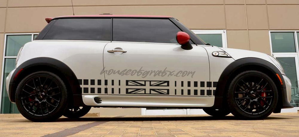 Union Jack Flag Rocker Strobe Stripes fit Mini Cooper Countryman Coupe Clubman S