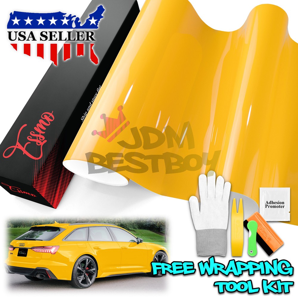 Color PPF Paint Protection Film Gloss Sunflower Yellow Car Paint Scratch Shield