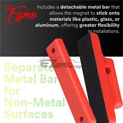 Magnet Bar Holder Hands Gripper Rubber Car Vinyl Wrap Window Tint Tool Kit Free