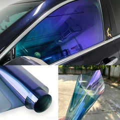 20”x118” Blue Chameleon Auto Window Tint Film 60%VLT Side Glass Tinting Film