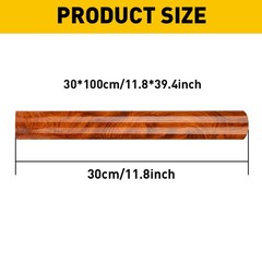 Auto Interior Wood Grain Textured Glossy Vinyl Wrap Sticker Decal Sheet Film DIY