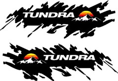 Compatible with TRD Toyota Tundra Bedside Graphics Decals Truck L&R sides