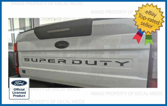 2021 Ford F250 Super Duty TAILGATE Letters Insert Decals Stickers Inlays Truck