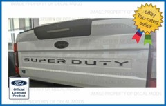 2021 Ford F250 Super Duty TAILGATE Letters Insert Decals Stickers Inlays Truck
